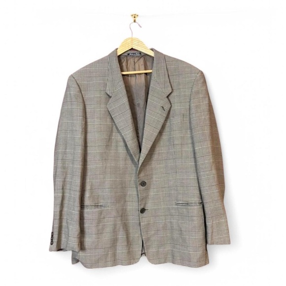 Giorgio Armani Other - VTG Giorgio Armani Le Collezioni Blazer 42L Wool Blend Oversized Y2K Academia